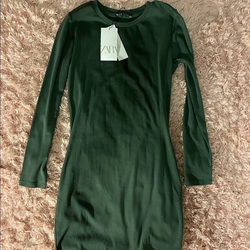 nwt zara long sleeve dress